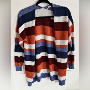 Striped Multicolor Women's Cardigan